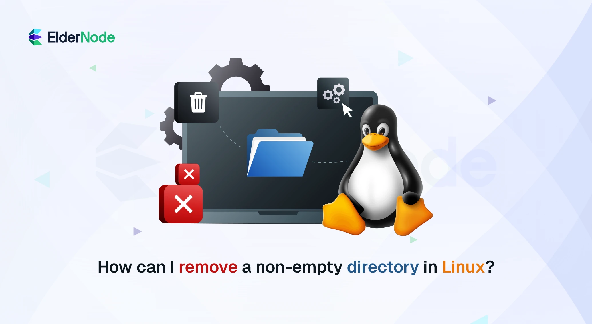 How can I remove a non-empty directory in Linux?