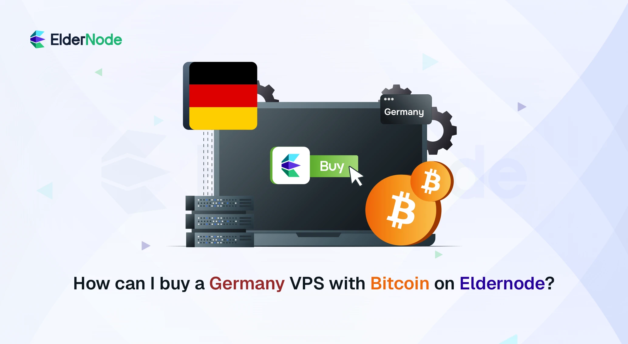 How can I buy a Germany VPS with Bitcoin on Eldernode?