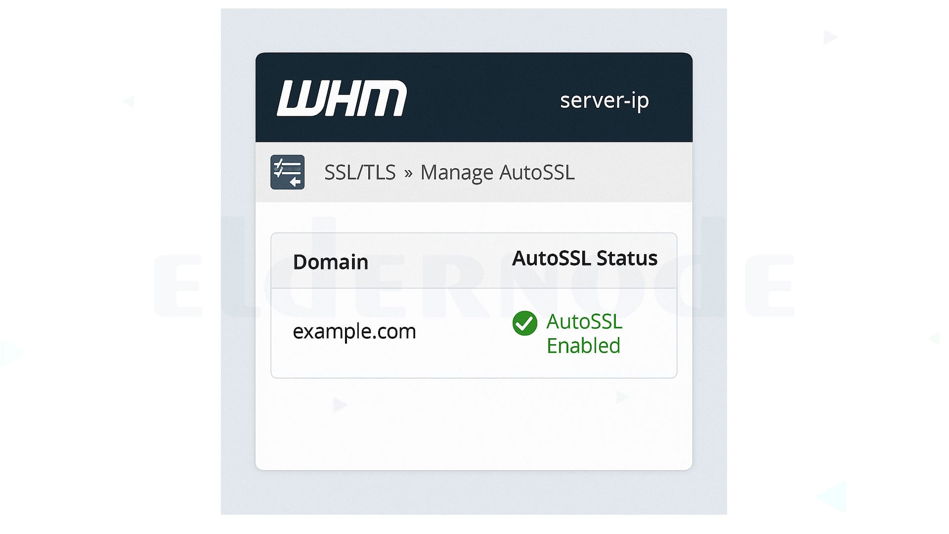 cpanel-autossl-turkey-vps AutoSSL enabled on a domain inside WHM on Turkey VPS