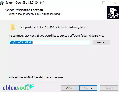 select-destination-location-openssl select destination location openssl