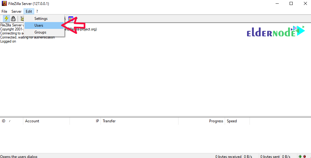 edit-users-groups-eldernode Editing users and groups in FileZilla Server
