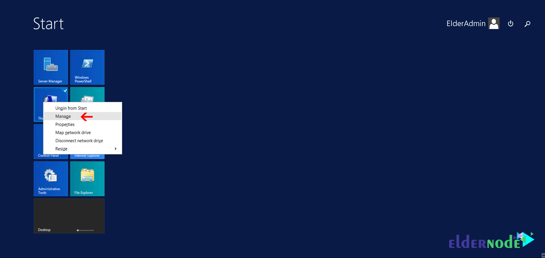 start-windows-eldernode start windows