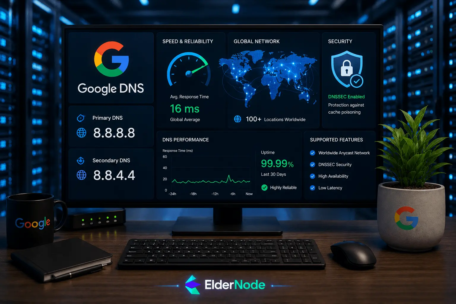 Google DNS Infographic
