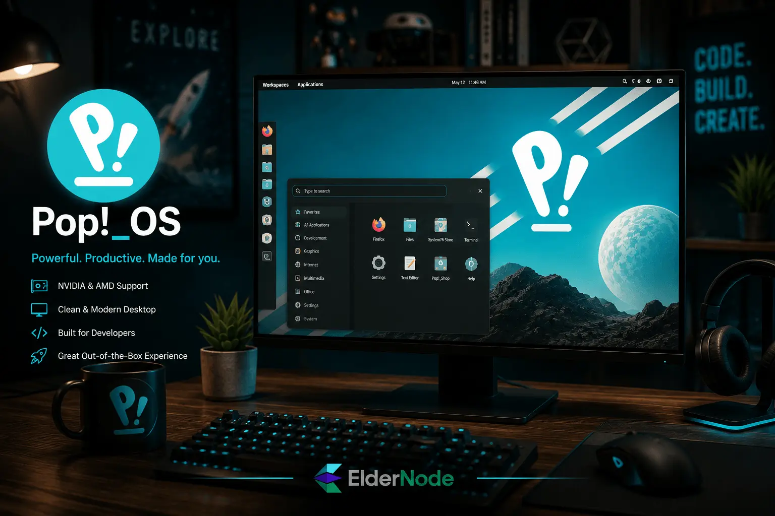 Pop!_OS Linux Game