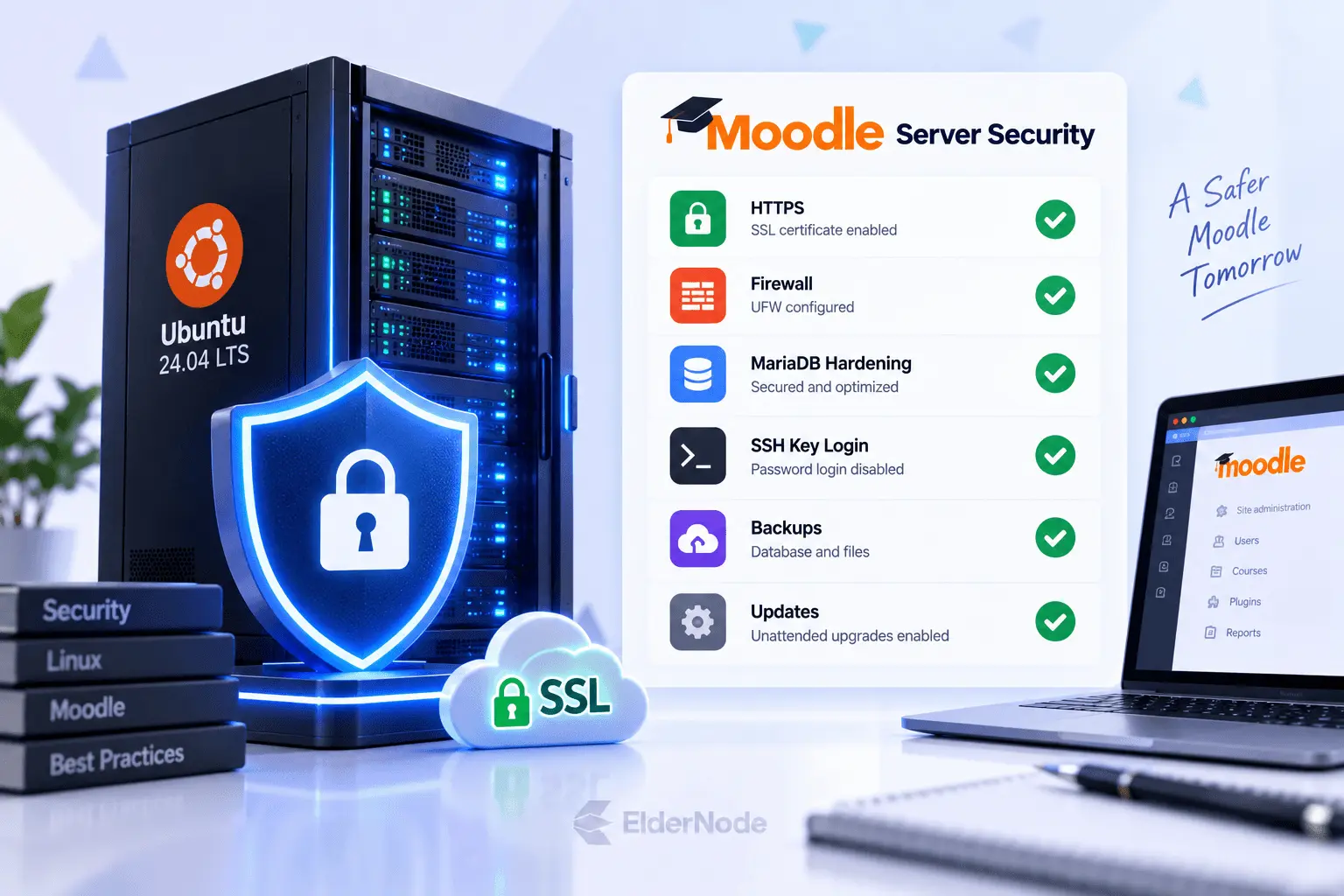 Moodle Ubuntu VPS security checklist after installation