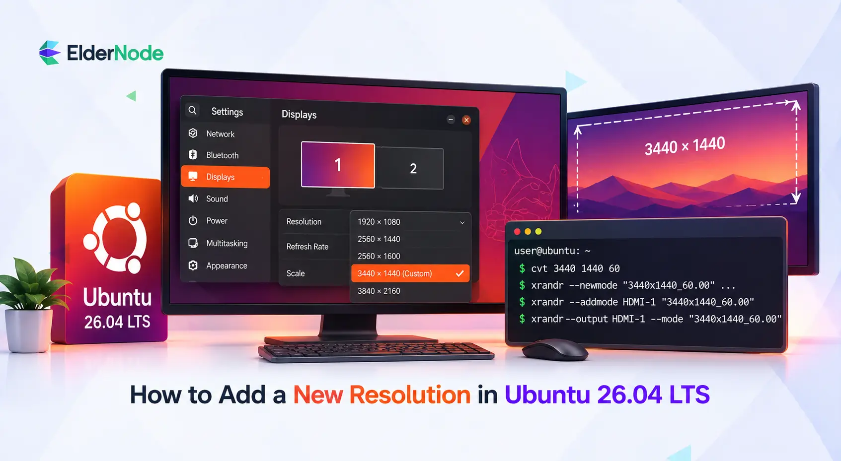 How to Add a New Resolution in Ubuntu 26.04 LTS